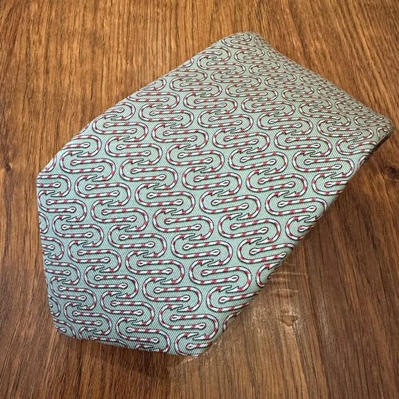 Vineyard Vines Christmas silk tie - Picture 1 of 6